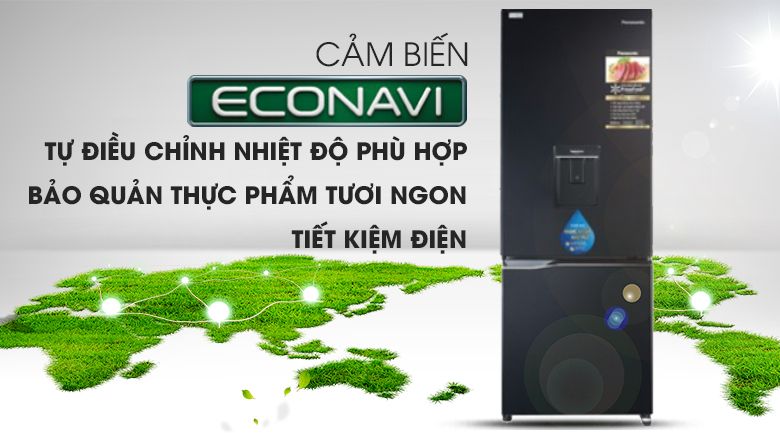 Tủ lạnh Panasonic NR-BV280WKVN 255 lít Inverter 