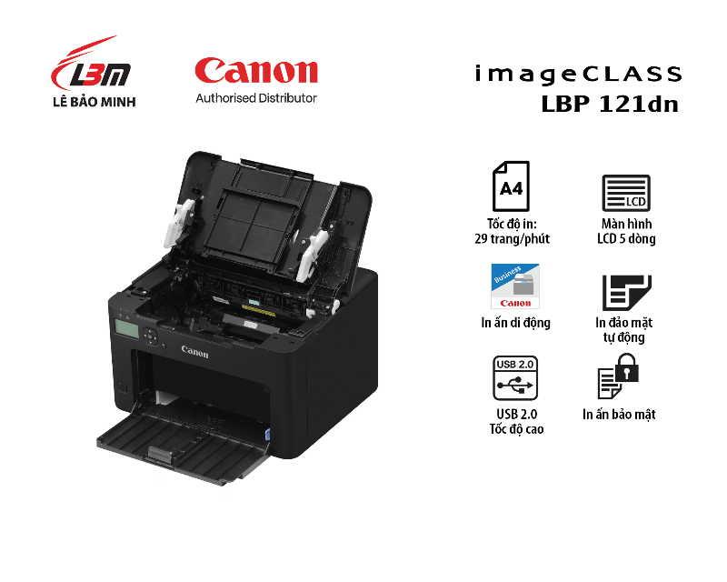 Máy in laser Canon LBP 121DN