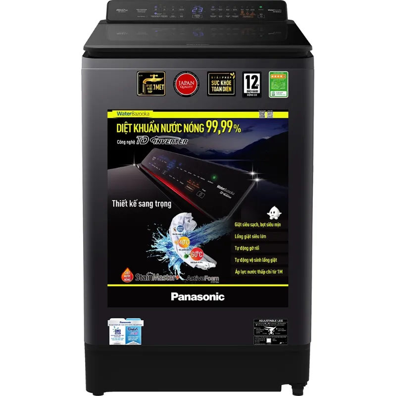 Máy giặt Panasonic 10.5kg công nghệ Inverter NAFD10AR1BV