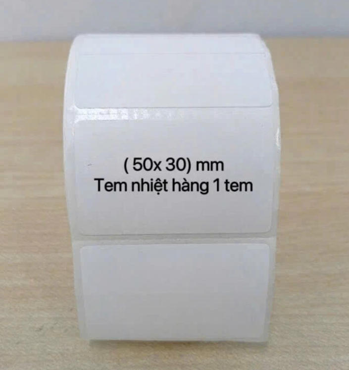  Decal nhiệt 50x30 900 tem in mini code decal dán, in mã vạch barcode, QR code