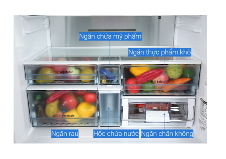 Tủ Lạnh Hitachi Inverter 569 Lít R-WB640VGV0 GMG