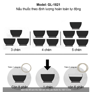 Siêu sắc thuốc Gali 3.3L-450W GL-1805