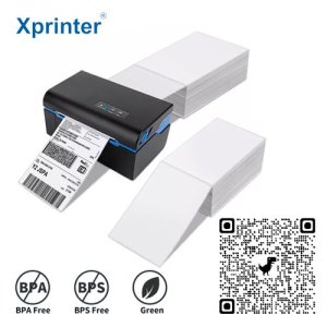 Giấy in nhiệt A6, 100x150mm, 4×6 Giấy in nhiệt vận chuyển dạng xấp 500 tem 