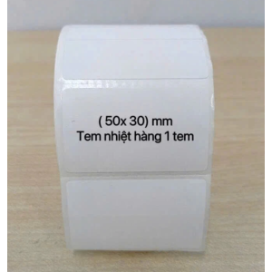  Decal nhiệt 50x30 900 tem in mini code decal dán, in mã vạch barcode, QR code